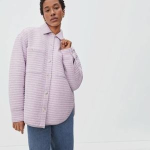 Everlane Lavender Quilted Jacket